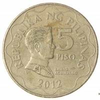 Филиппины 5 песо 2012