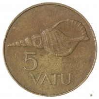 Монета Вануату 5 вату 2009