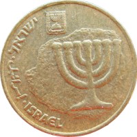 Монета Израиль 10 агорот 2008