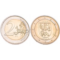 Монета Латвия 2 евро 2017 Латгале