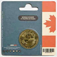 Франция набор из 4 монет 1/4 евро 2025 VE-Day