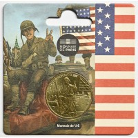 Франция набор из 4 монет 1/4 евро 2025 VE-Day