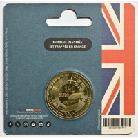 Франция набор из 4 монет 1/4 евро 2025 VE-Day