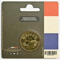 Франция набор из 4 монет 1/4 евро 2025 VE-Day