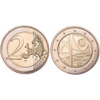 Монета Португалия 2 евро 2016 50 лет моста имени 25 апреля