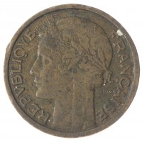 Монета Франция 1 франк 1936