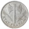 Франция 1 франк 1942 2