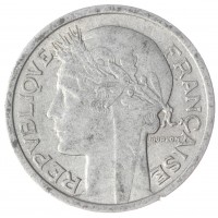 Монета Франция 1 франк 1947