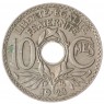 Франция 10 сентим 1928