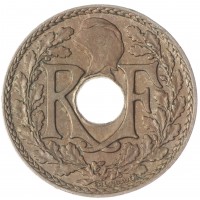 Франция 10 сентим 1936