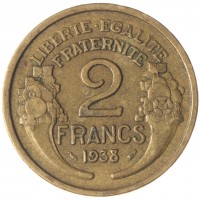 Франция 2 франка 1938