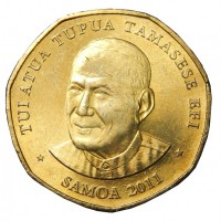Самоа набор регулярных монет 2011 год