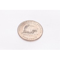 Монета США 5 центов 2004 Лодка