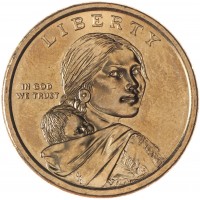 Монета США 1 доллар 2010 Пояс Гайавата