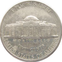 Монета США 5 центов 1984 D