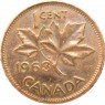 Канада 1 цент 1962