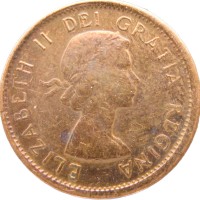 Канада 1 цент 1962