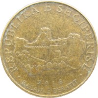 Монета Албания 10 лек 2018