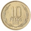Чили 10 песо 2015