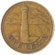 Барбадос 5 центов 1982