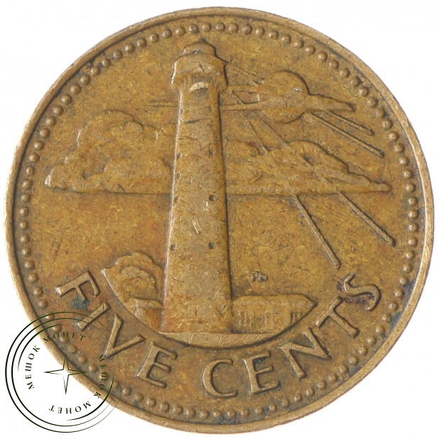 Барбадос 5 центов 1982