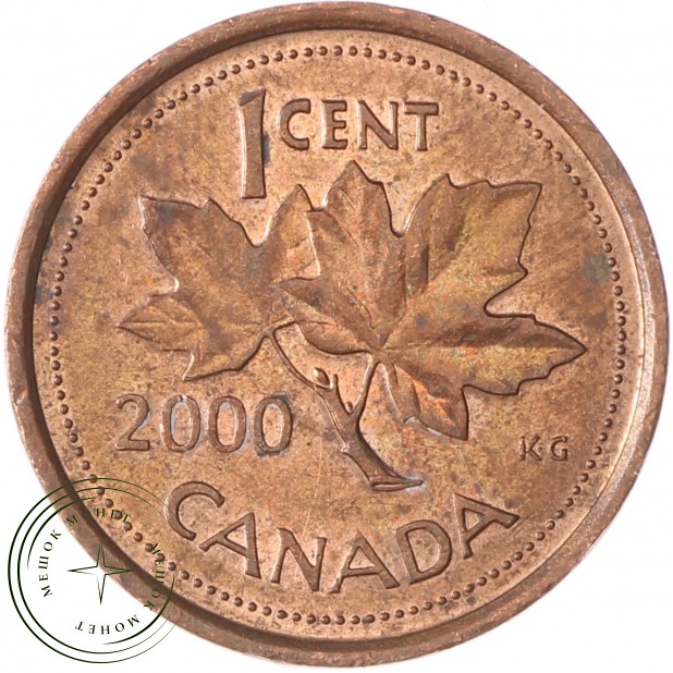 Канада 1 цент 2000