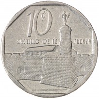 Монета Куба 10 сентаво 1994