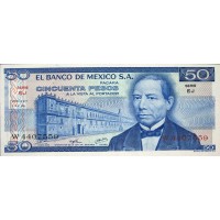 Банкнота Мексика 50 песо