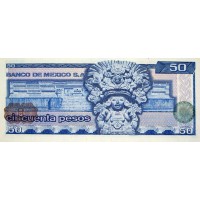 Банкнота Мексика 50 песо