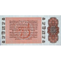 Банкнота Германия ФРГ 5 марок 1958