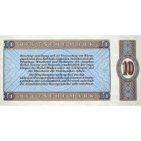 Банкнота Германия ФРГ 10 марок 1958