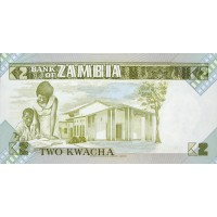 Банкнота Замбия 2 квача