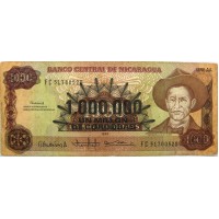 Банкнота Никарагуа 1000000 кордоба