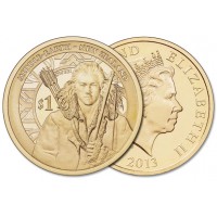 Монета Новая Зеландия 1 доллар 2013