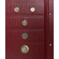 Полный набор юбилейных и памятных монет СССР в альбоме-книге