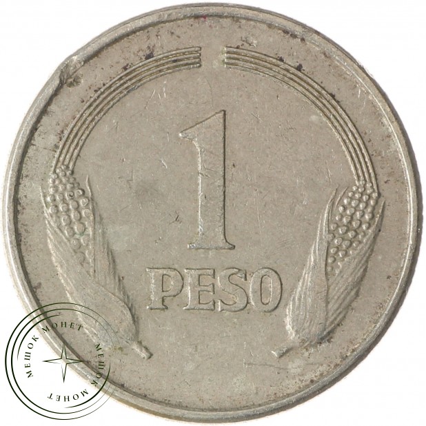 Колумбия 1 песо 1974