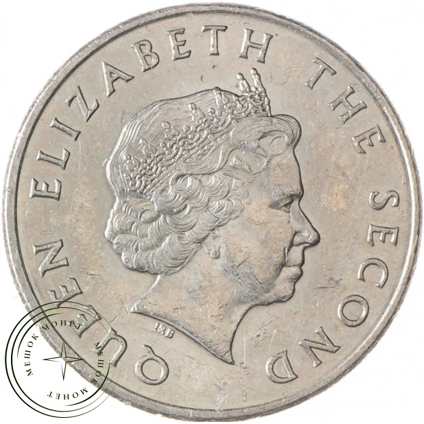 Карибы 25 центов 2002