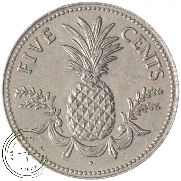 Багамские острова 5 центов 1984