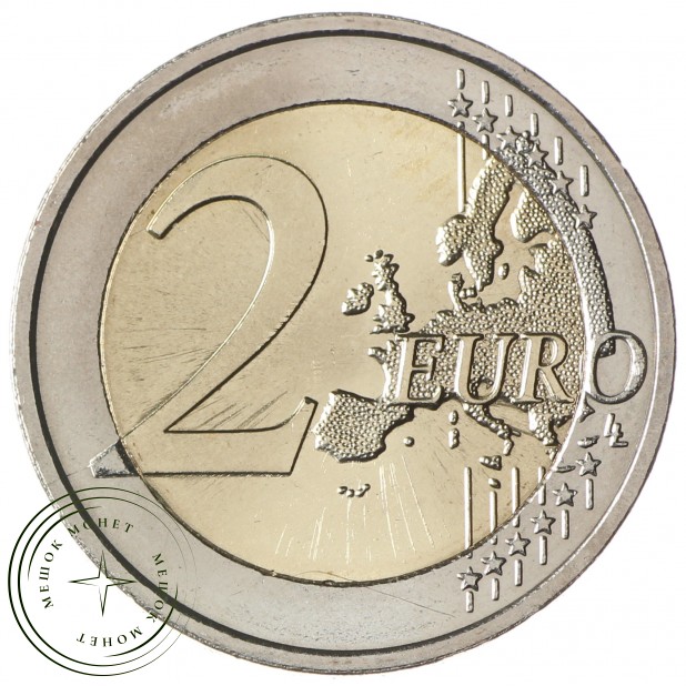 Австрия 2 евро 2018 100 лет Австрийской Республике