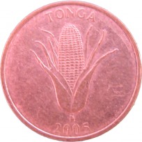 Монета Тонга 1 сенити 2005
