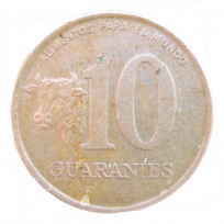 Монета Парагвай 10 гуарани 1990