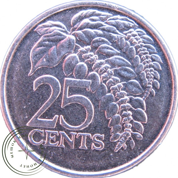 Тринидад и Тобаго 25 центов 2017