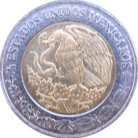 Мексика 1 песо 2017