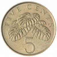 Сингапур 5 центов 1997