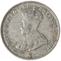 Монета Стрейтс Сетлментс 10 центов 1918 Серебро