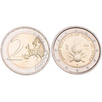 Монета Италия 2 евро 2020 Национальный корпус пожарных Италии