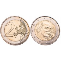 Монета Франция 2 евро 2016 100 лет со дня рождения Франсуа Миттеран