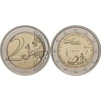 Монета Финляндия 2 евро 2021 Аландские острова