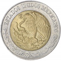 Мексика 1 песо 2017