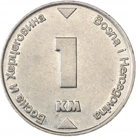 Монета Босния и Герцеговина 1 марка 2002
